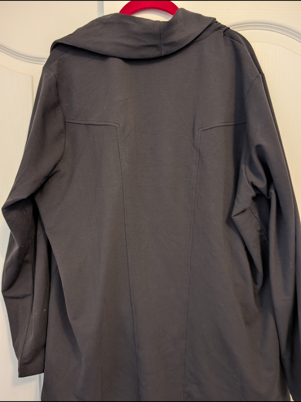 Lisa Rinna Collection Black Draped Jacket - Picture 5 of 5